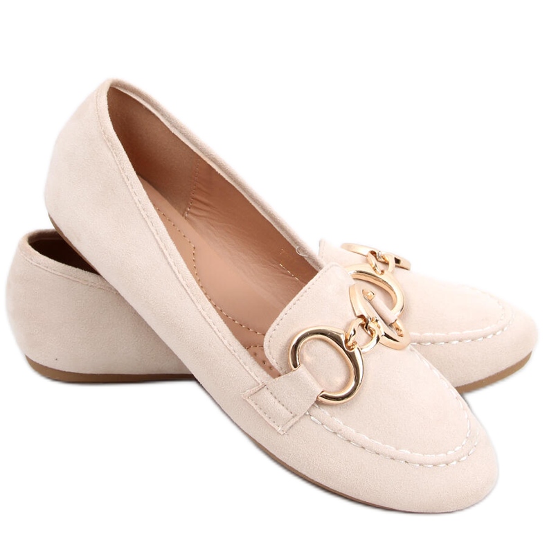 Mocassini da donna Porter Beige