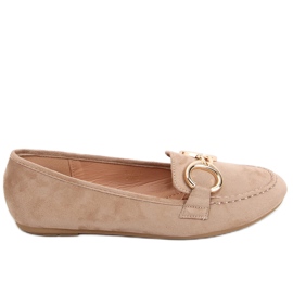 Mocassini da donna Porter Khaki beige