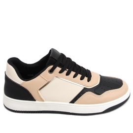 Sneakers Izzie KHAKI/NERO da donna cachi multicolore