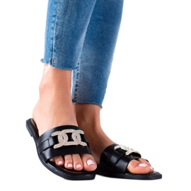 Seastar Pantofole Eleganti nero