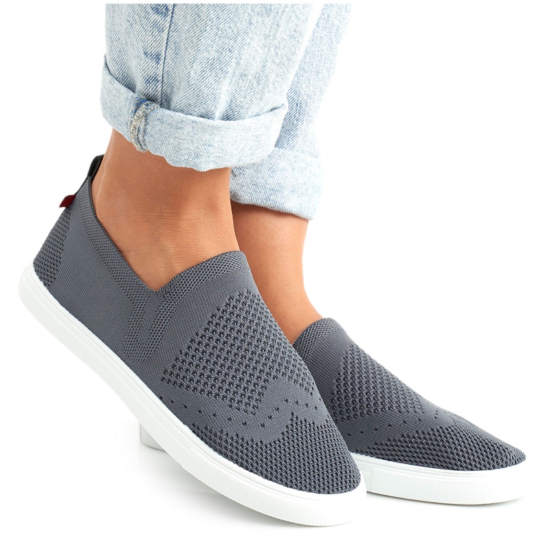 Sneakers Donna Slip-on Big Star FF274A607 Grigie grigio