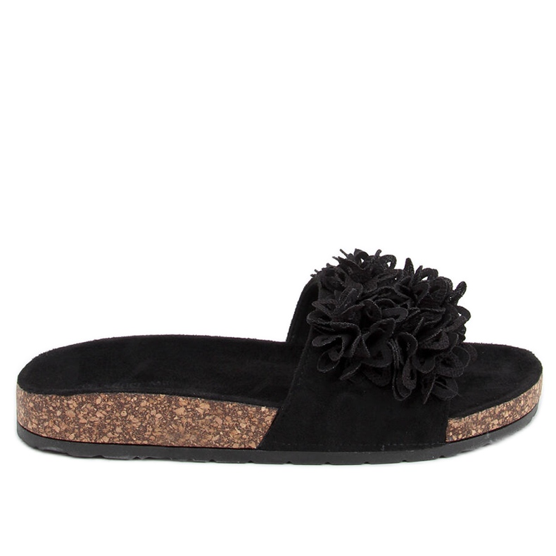 Ciabatte in sughero Berry Black nero