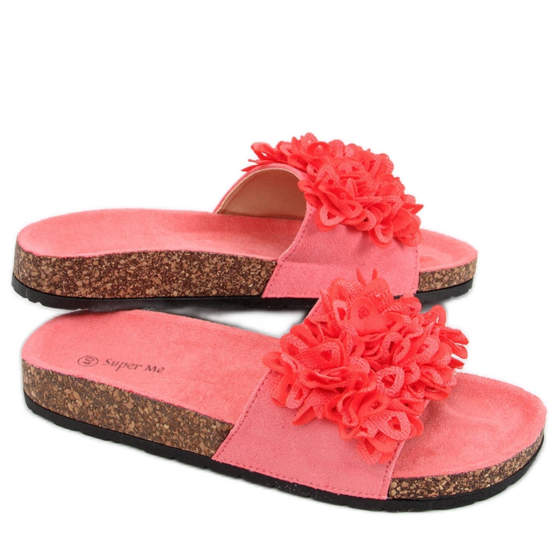 Ciabatte in sughero Berry Coral rosa