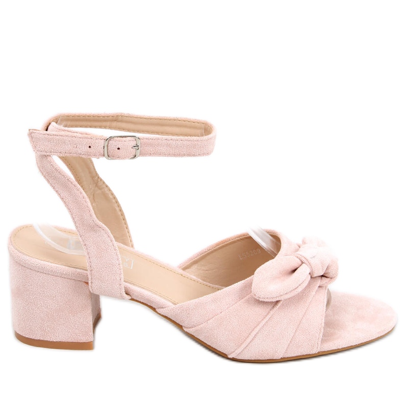 Giselle Sandali rosa con tacco alto