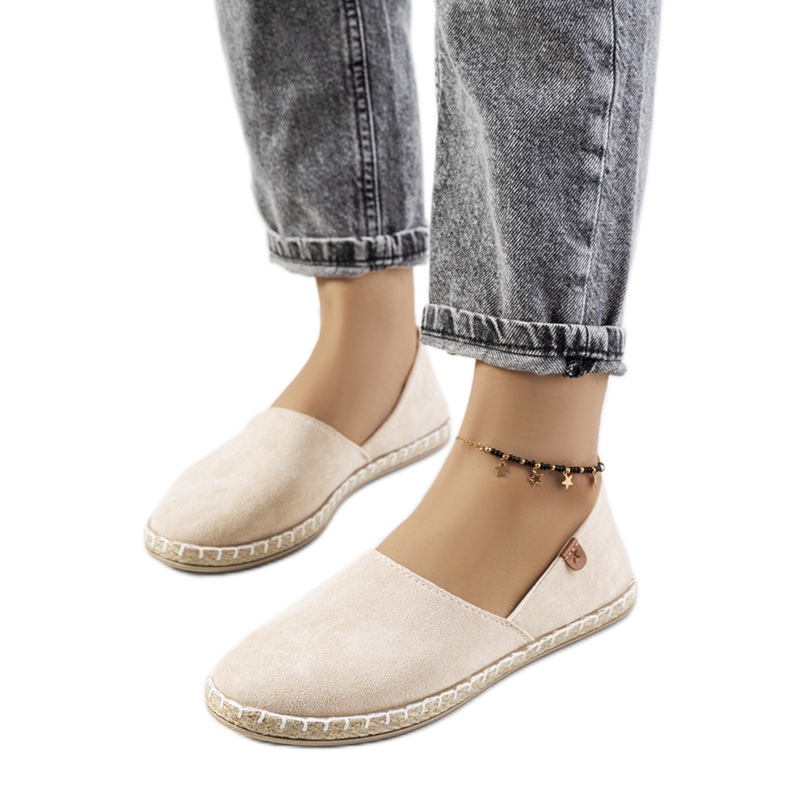 Espadrillas da donna Beige Jacquet