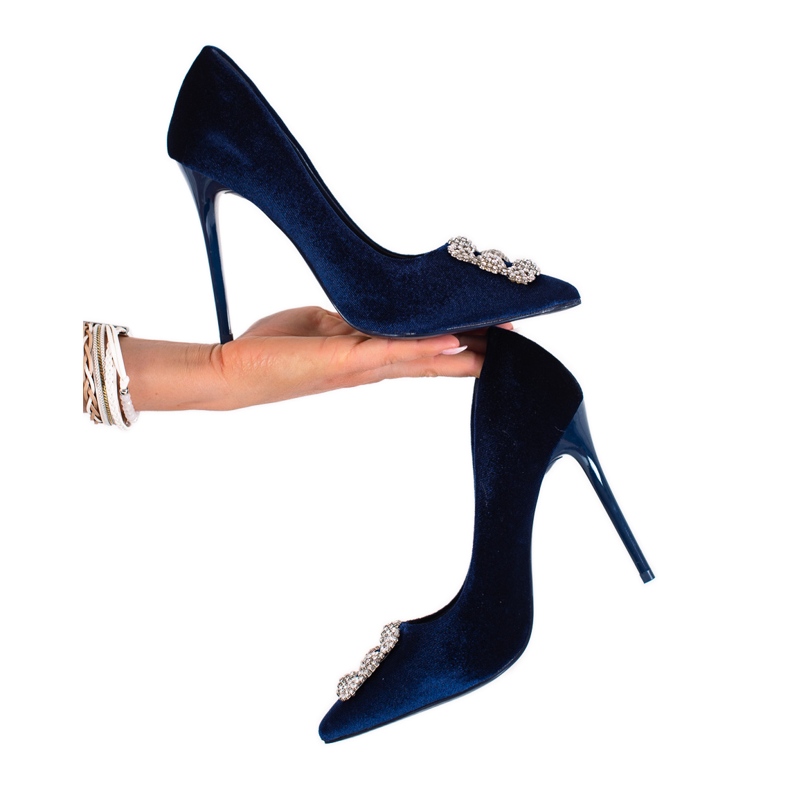 Comer Eleganti tacchi alti blu navy