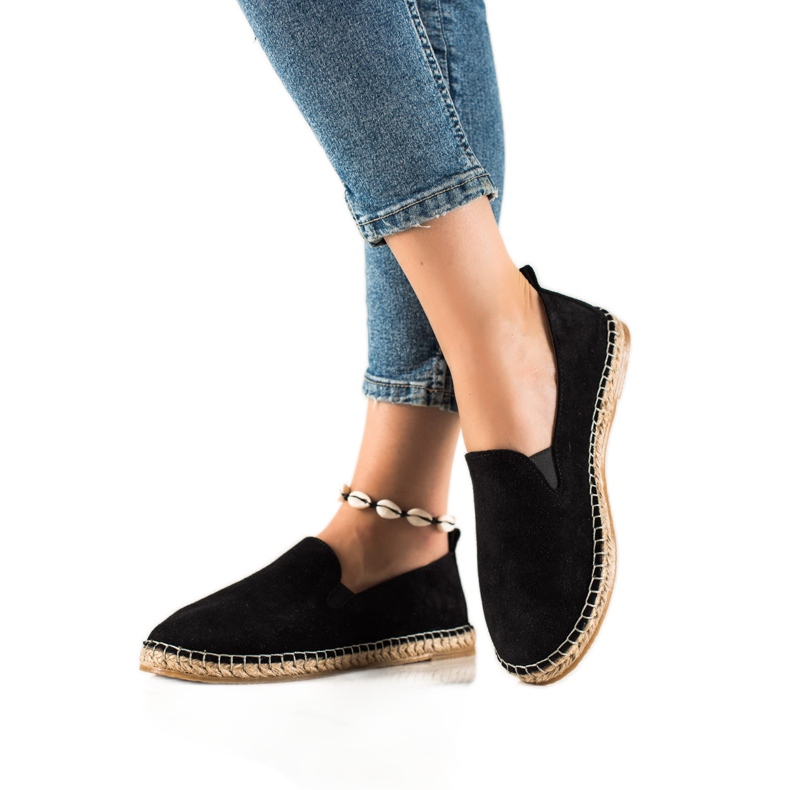 T.Sokolski Espadrillas classiche in pelle nero