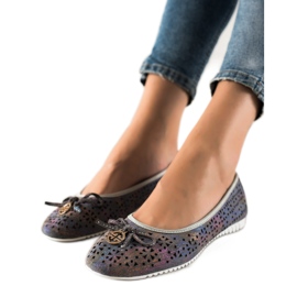T.Sokolski Ballerina in pelle colorata multicolore