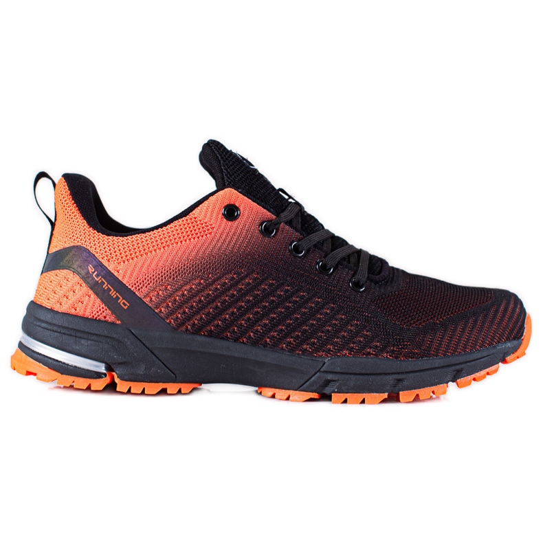 DK Scarpe sportive nero arancia