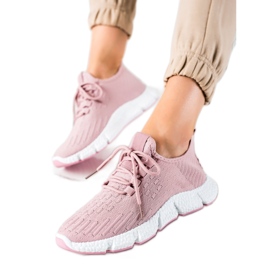 SHELOVET Sneakers sportive rosa