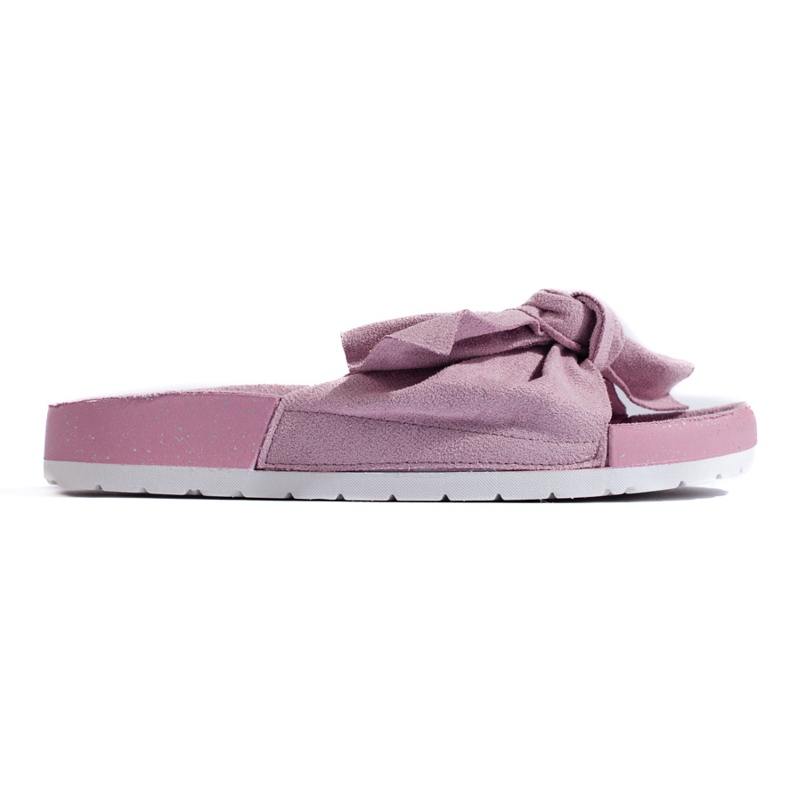SHELOVET Ciabatte alla moda con fiocco rosa