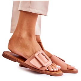 Pantofole alla moda da donna per l'estate rosa Sylvia