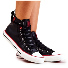 Sneakers Alte In Pelle Big Star JJ274131 Nero