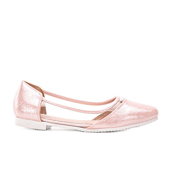 Ballerine per bambini laccate rosa Liisi