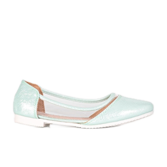 BM Ballerine per bambini Liisi laccate menta verde