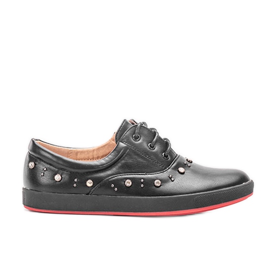 Sneakers nere per bambini di Fosses nero nero