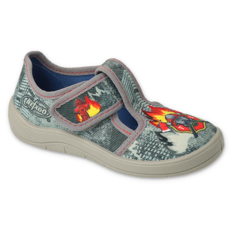 Scarpe per bambini Befado 911X012 rosso grigio