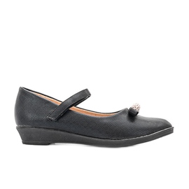 Zeppe ballerina nere di Correia nero