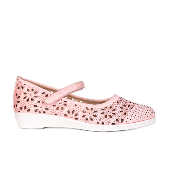 Ballerine traforate rosa per bambini di Tilmans
