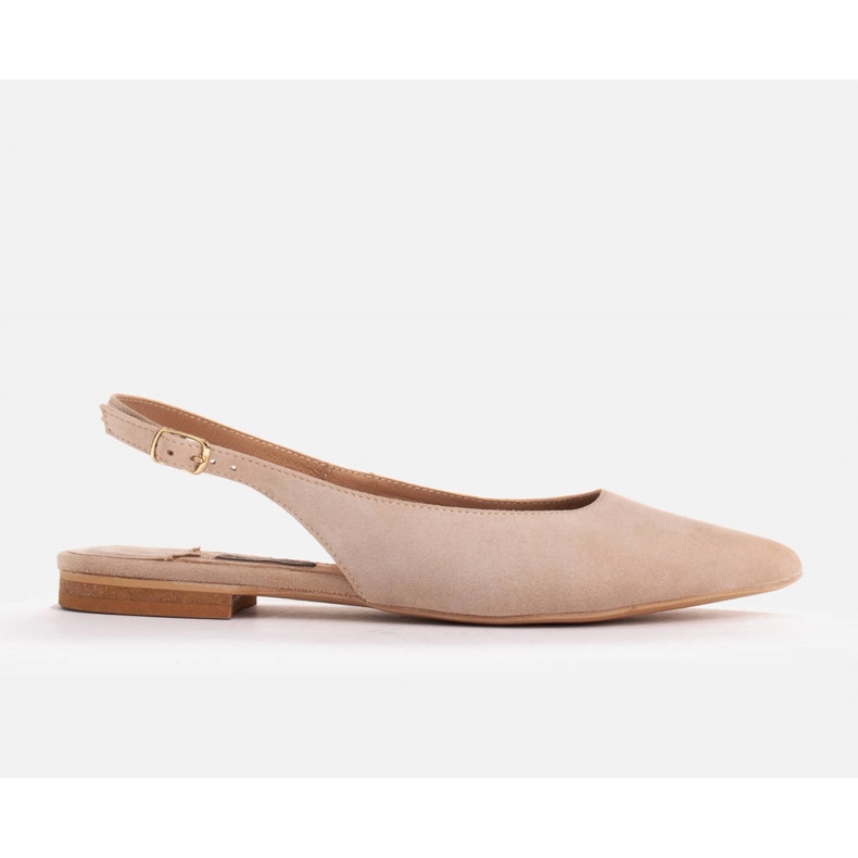 Marco Shoes Sandali beige in camoscio naturale