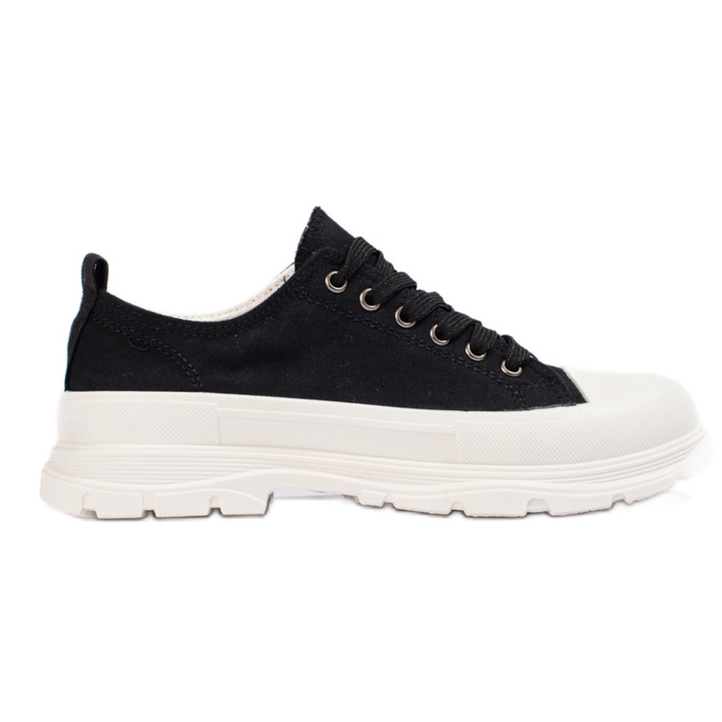 SHELOVET Sneakers nere sulla piattaforma nero