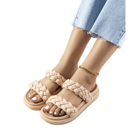 Infradito da donna beige