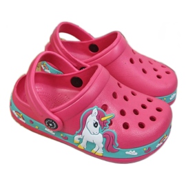 Ciabatte da piscina American Club Jr.AM899A rosa