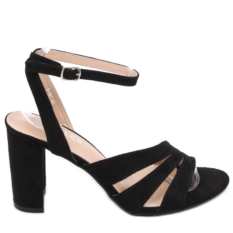 Sandali con tacco Leslie neri nero