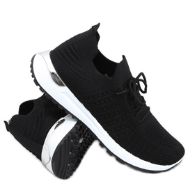 Sneakers a calzino Lars nere nero