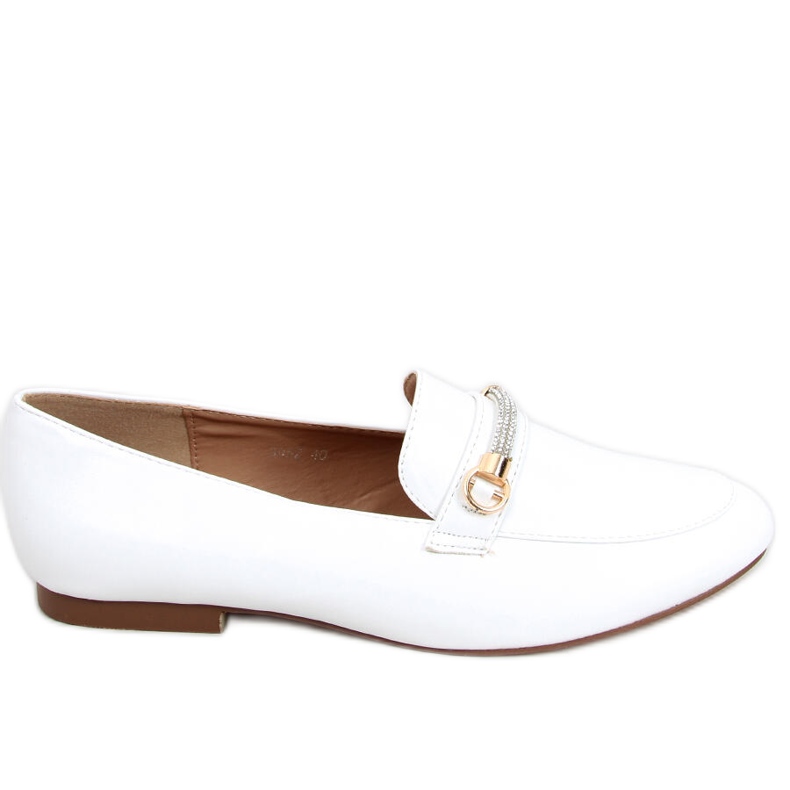 Mocassini da donna Gessa White bianca