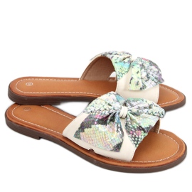 Ciabatte da donna Vors Beige multicolore