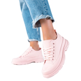 SHELOVET Scarpe Da Ginnastica Sulla Piattaforma rosa