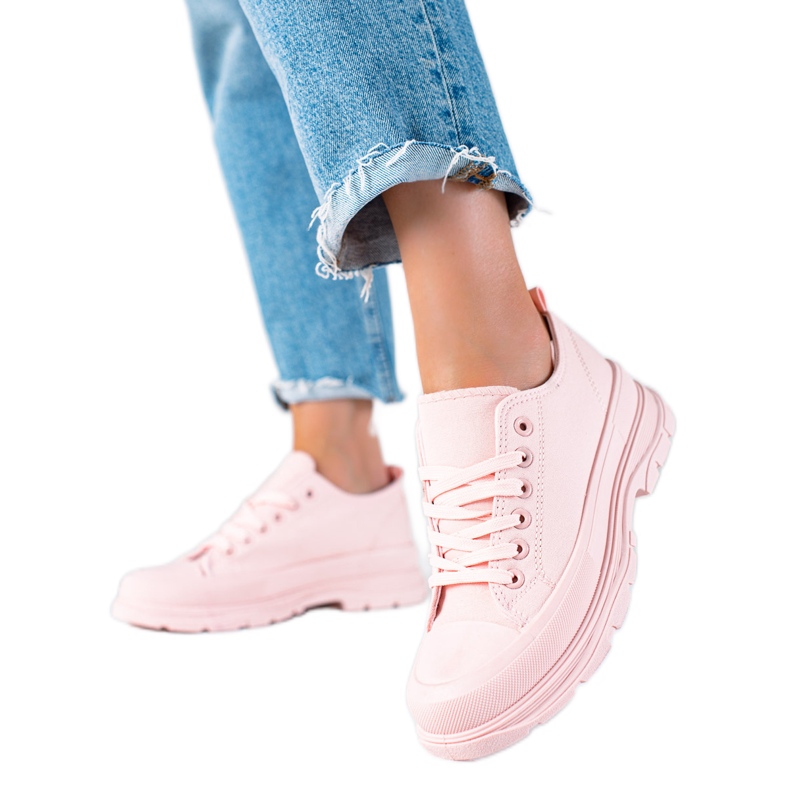 SHELOVET Scarpe Da Ginnastica Sulla Piattaforma rosa
