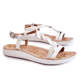 S.Barski Sandali Per Bambini Con Fibbia Dimmel Bianco bianca bianca