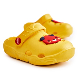 BEFADO S.A. Ciabatte per bambini Kroks Miś Befado 159X107 Giallo