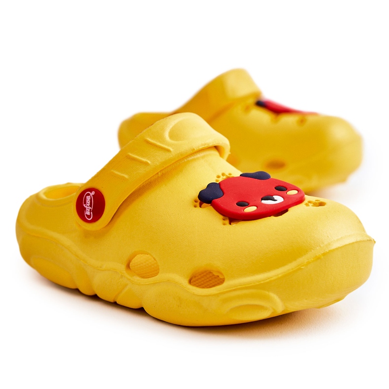 BEFADO S.A. Ciabatte per bambini Kroks Miś Befado 159X107 Giallo