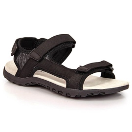 Sandali sportivi neri con velcro All'American Club nero