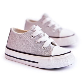 Sneakers Bambini Legate Argento Wella
