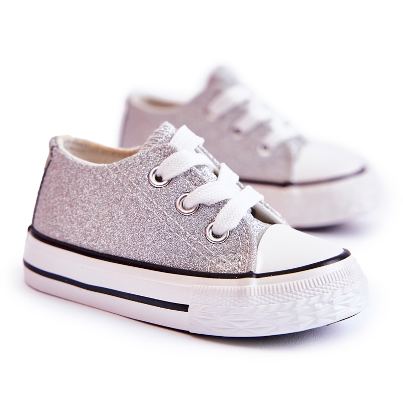 Sneakers Bambini Legate Argento Wella d'argento d'argento