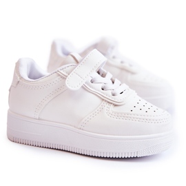 Scarpe Sportive Per Bambini Con Velcro Elike Bianche bianco