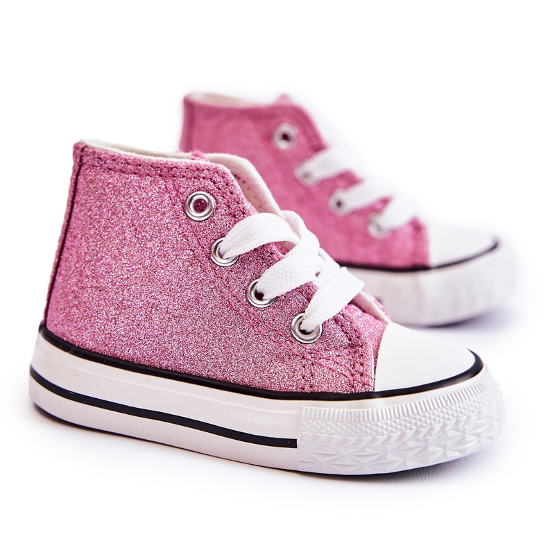 Sneakers alte Catrina rosa da bambino