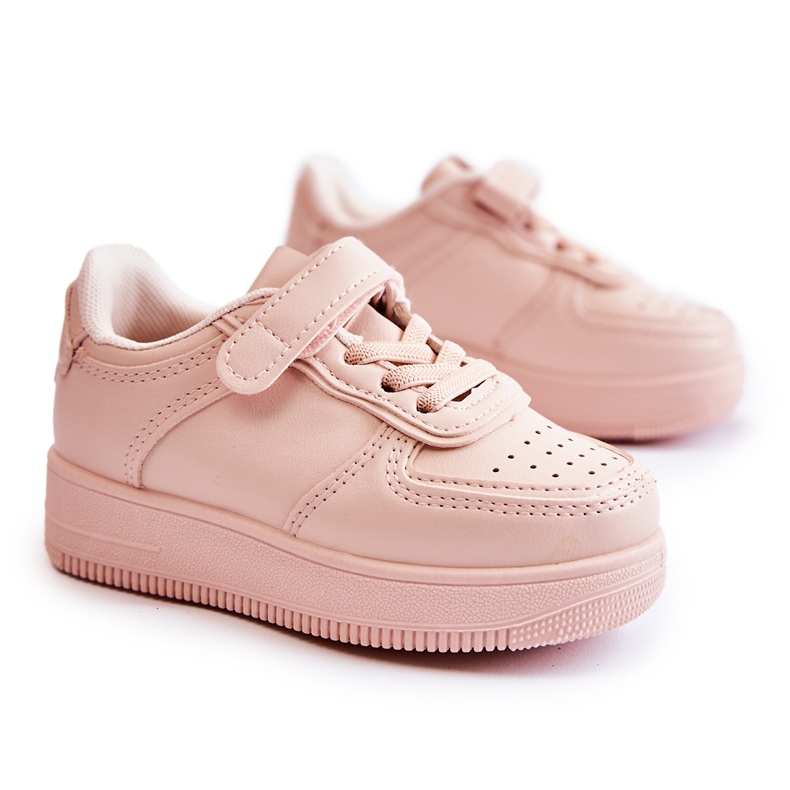 FR1 Scarpe Sportive Per Bambini Con Velcro Rosa Elike