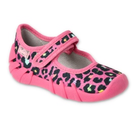 Scarpe veloci per bambini Befado 109P256 nero rosa d'argento