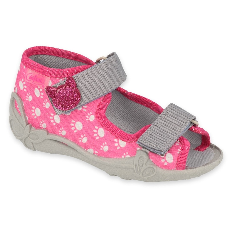 Scarpe per bambini Befado 242P108 rosa grigio