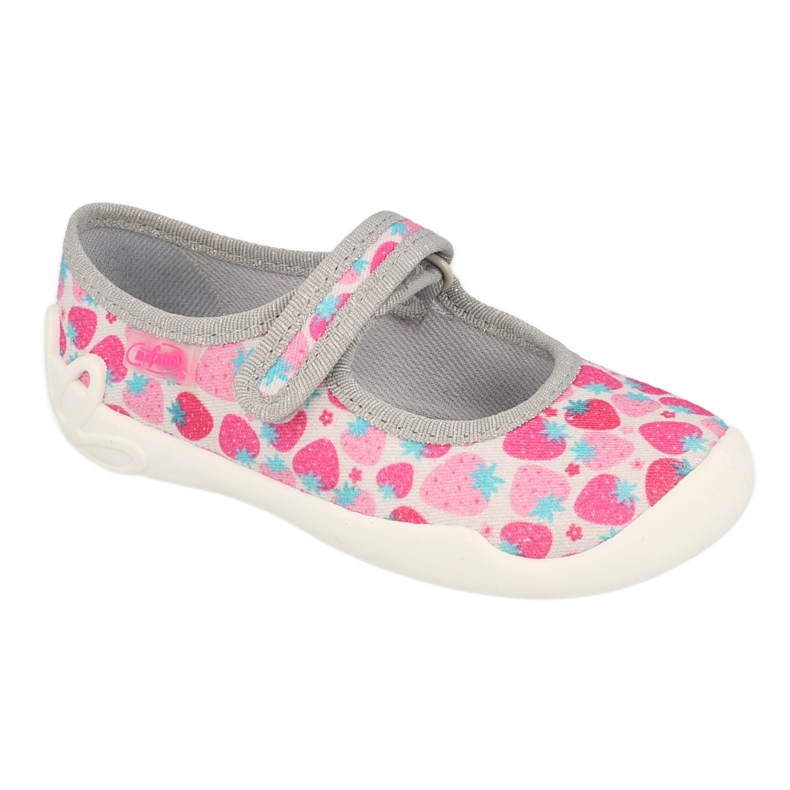 Scarpe per bambini Befado 114X485 rosa grigio
