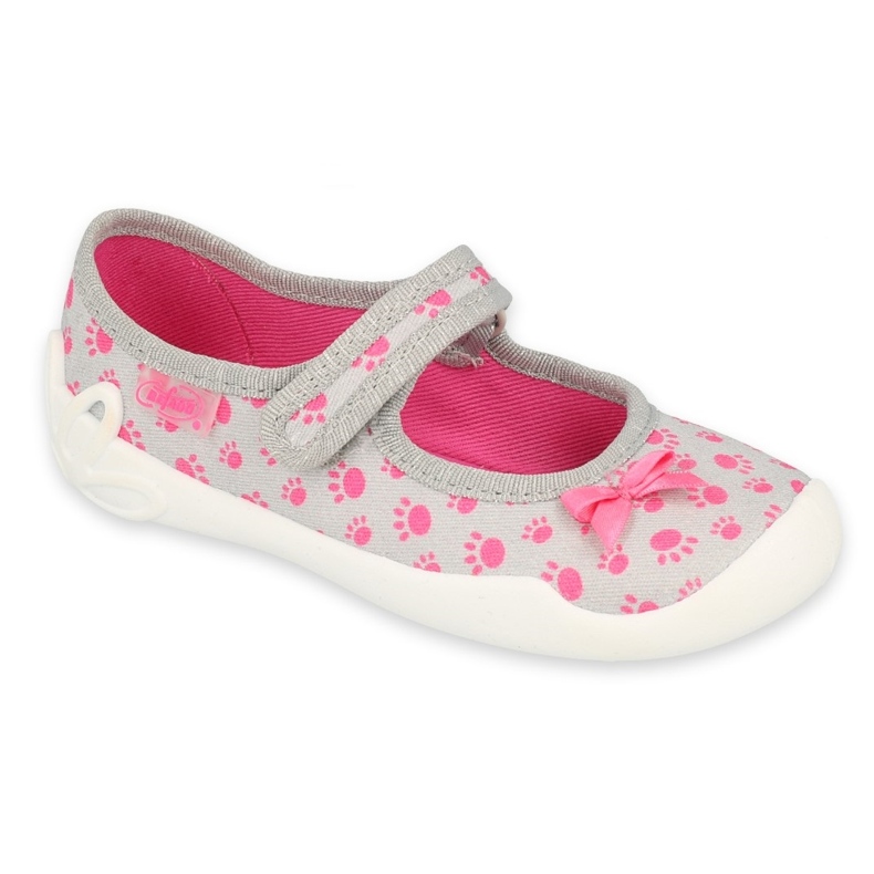 Scarpe per bambini Befado 114X478 rosa grigio