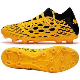Scarpe da calcio Puma Future 5.3 Netfit Hg M 105796 02 multicolore arance e rossi