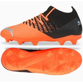 Scarpe da calcio Puma Future Z 3.3 FG / AG Jr 106773 01 arancia arance e rosse