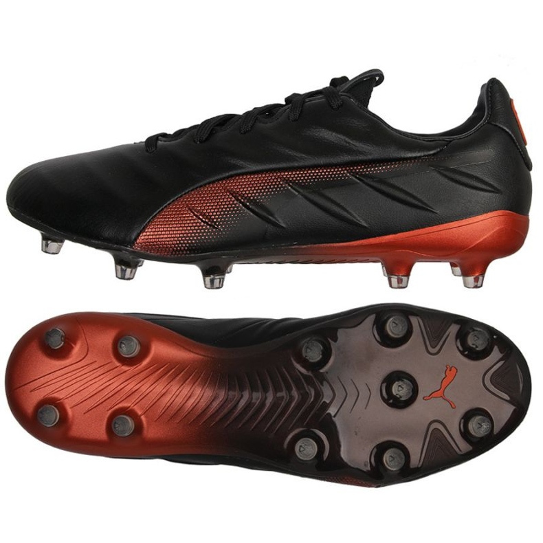 Puma King Platinum 21 FG / AG M 106478 04 scarpe da calcio nero nero
