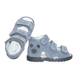 Kornecki KORORT16 Sandali in pelle blu scuro